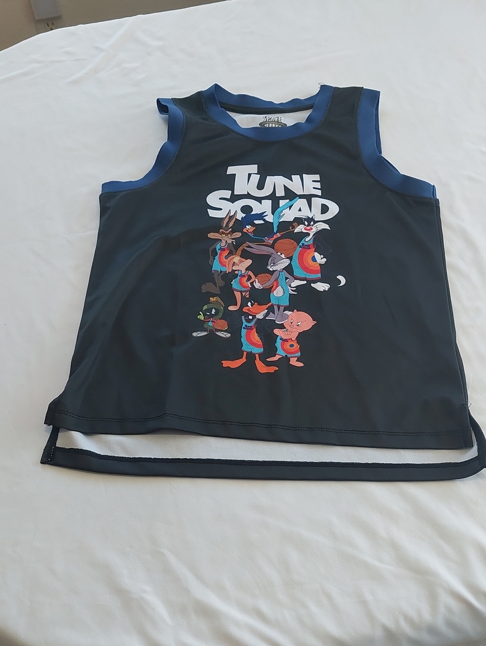 Space Jam Tune Squad Graphic Tank Top for Kids - Navy Blue Size M